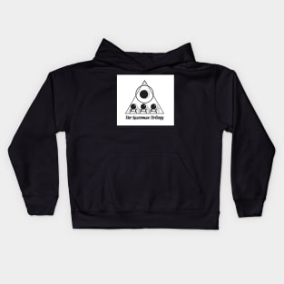 The Spaceman Trilogy Title And Logo Kids Hoodie